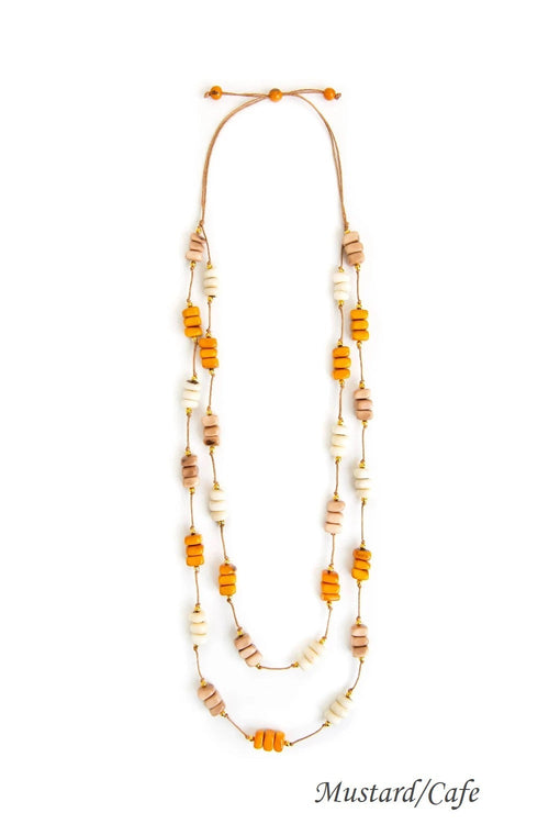 Christine 2-Strand Tagua Nut Necklace