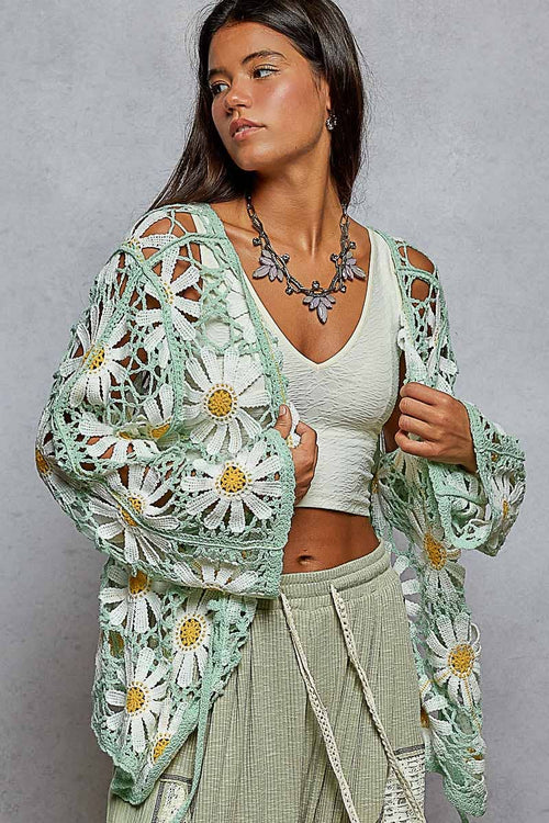SMC98 Mint Cardigan