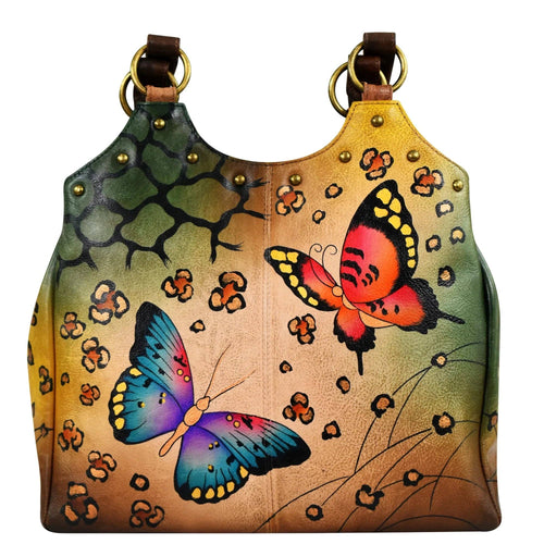 Triple Compartment Medium Satchel - 8160 - ANB