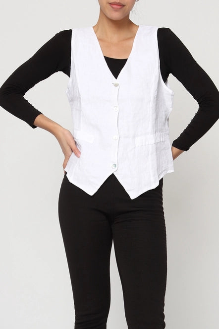 5146 Linen Vest