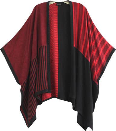523 Red Combo Kimono