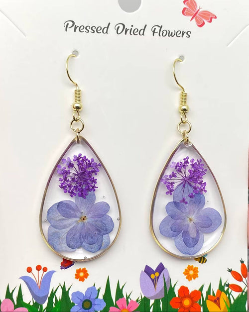 Annes Lace Tear Drop Earrings