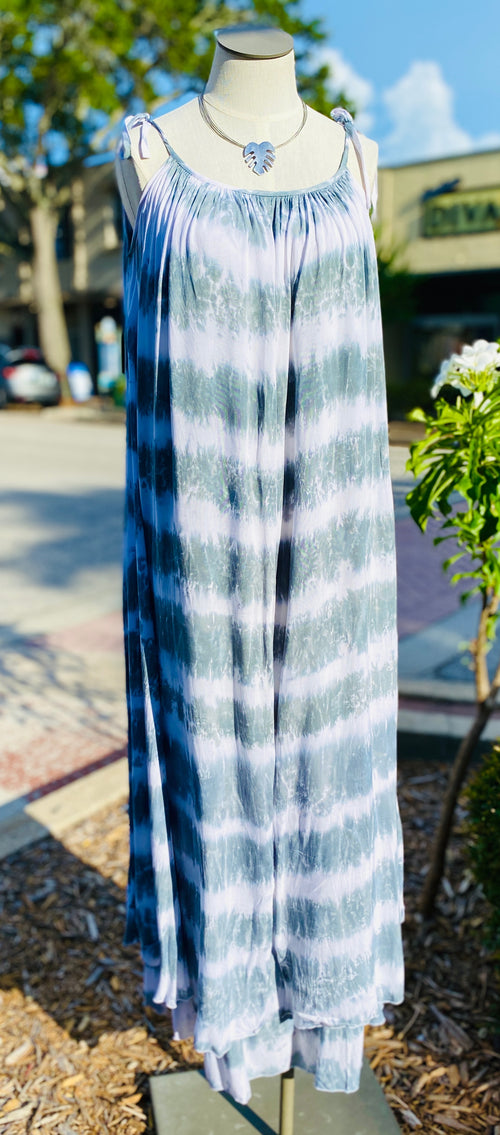 Athena Dress in Fog