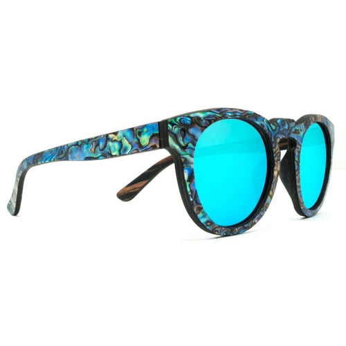 Mermaid Abalone & Wood Sunglasses High Definition Polarized Lenses