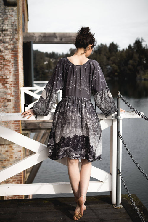 Stargazer Reversible Printed Bamboo Dress